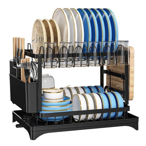 Luxury non tarnished plate rack
