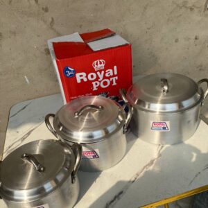 Royal aluminium pot 3 set