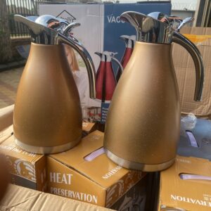 2 in 1 Vaccum flask GOLD