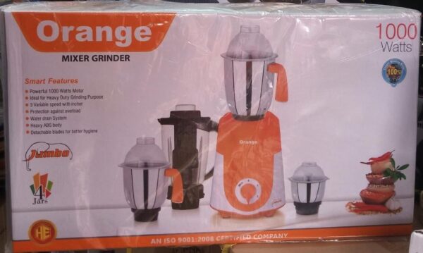 Orange blender mixer 1000watt