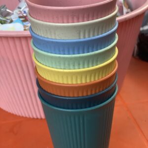 8pcs wheat cup