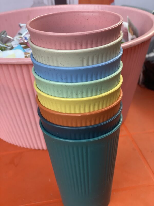 8pcs wheat cup