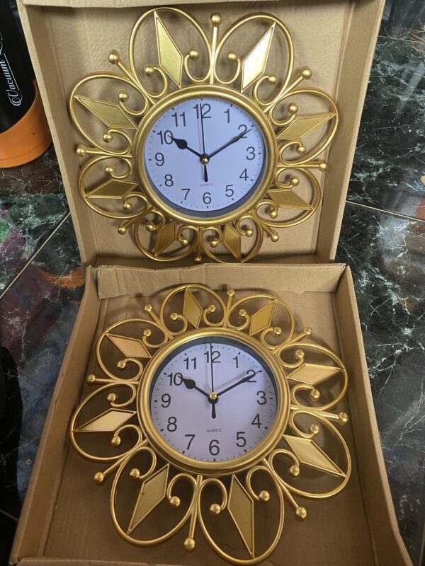 Wall clock C gold