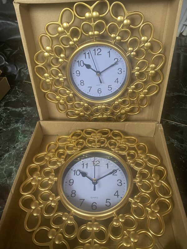 Wall clock D gold