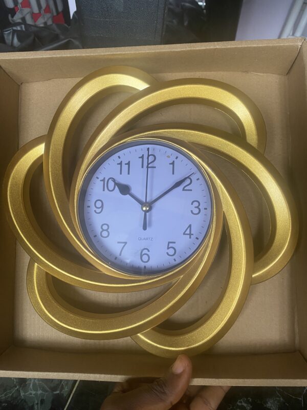 Wall clock J GOLD