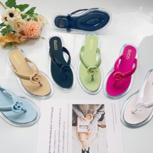 Gucci jelly slippers