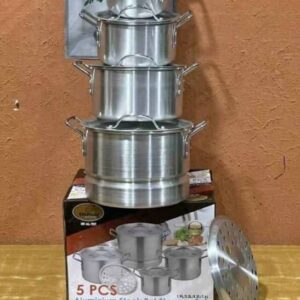 5pcs pot set hofner With steamer