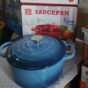 Die cast pot 24cm heavy