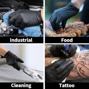 Black silicone glove ( 100pcs)
