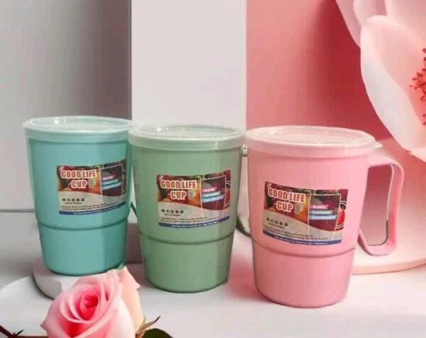 Cup with cover  12pcs