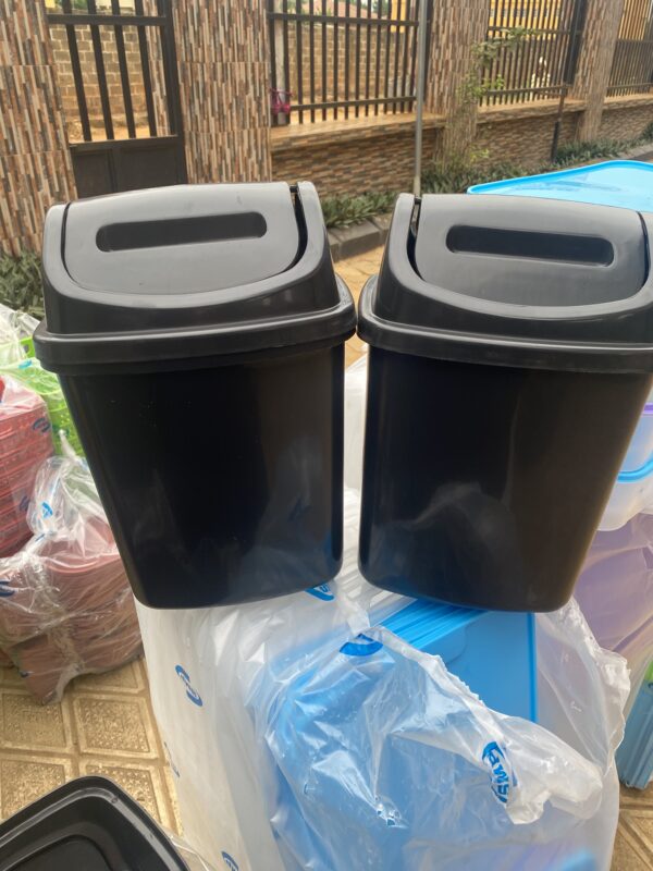 Dust bin with cover