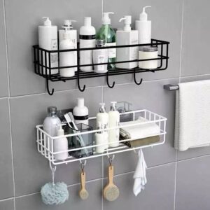 Toilet rack with wall hook