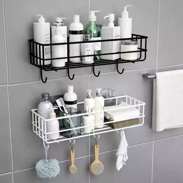 Toilet rack with wall hook