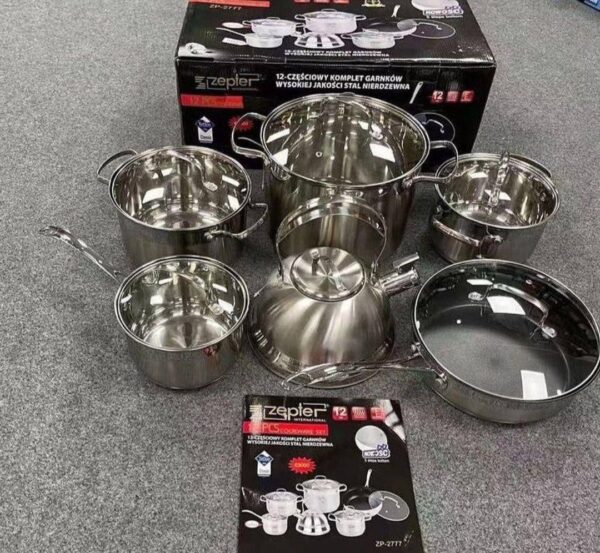 12pcs zepter stainless pot