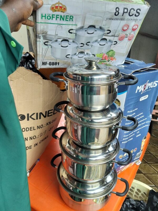 4 in 1 Hoffner stainless pot 16/18)20/22cm quality