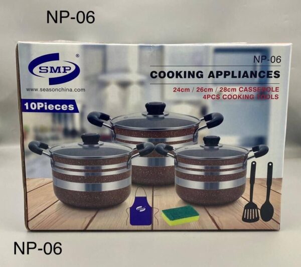 Np06 10pcs smp nonstick pot