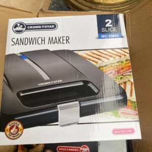 Crown star toaster double face