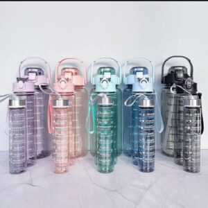 3 in 1 transparent motivational bottle