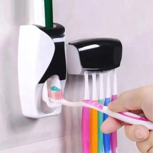 Paste and brush holder wall mounted