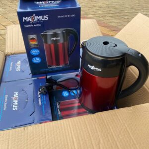 2L red and black maximus kettle electric