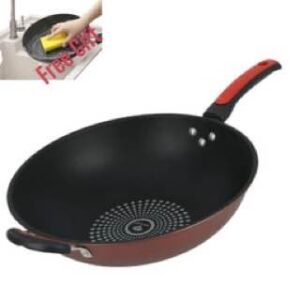 36cm frying pan with red handle