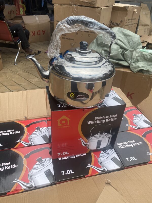 7L stainless whistling Adonis kettle