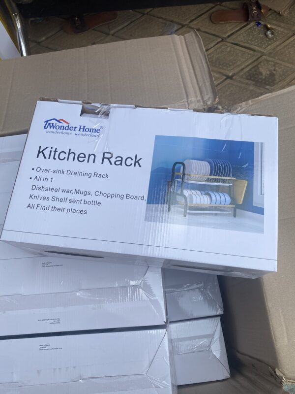 2 layer dish drainer